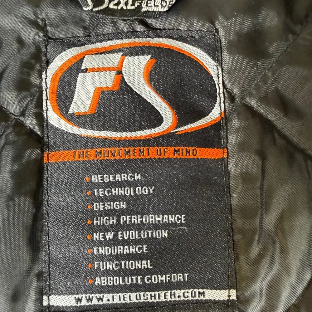 Fieldsheer Mach 1 Mens 2XL Mesh Motorcycle Jacket Grey Black Padded Riding Gear